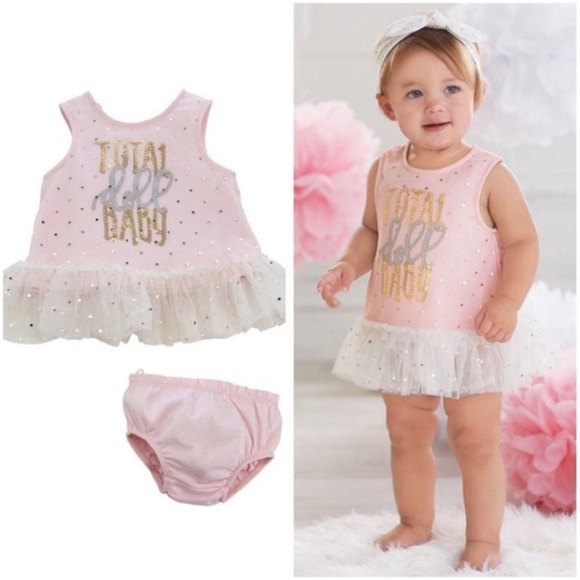 Adorable mud pie total doll. Any dress size 6-8 months - Picture 2 of 6